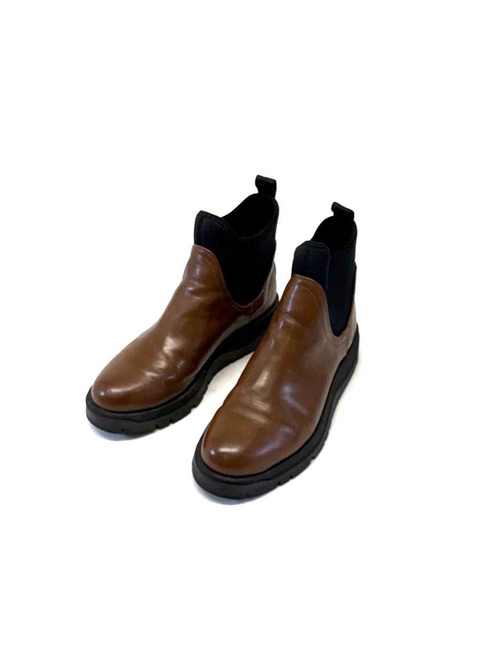 Circus by Sam Edelman Reana Lug Sole Chelsea Boots Brown 8.5 9